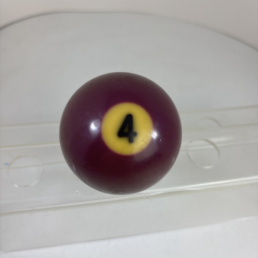 Vintage Bakelite Solid #4 Ball Billiard Pool Replacement Tested 2 1/4" Standard