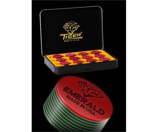 (1) Tiger Pool Cue Tip (Emerald)
