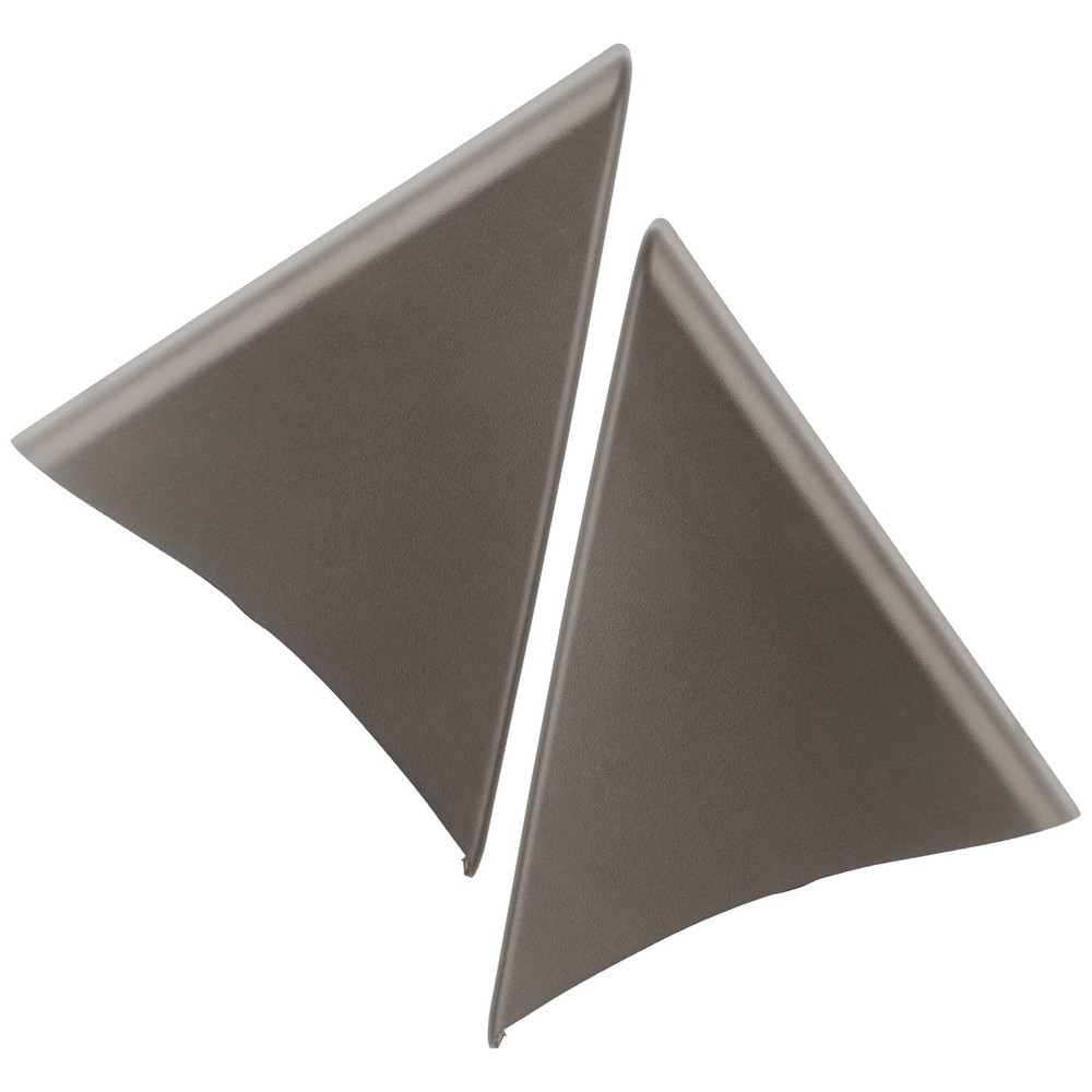 APPERFiT Front Door Panel Upper Trim Triangle Cover Size 7.75'', Tan