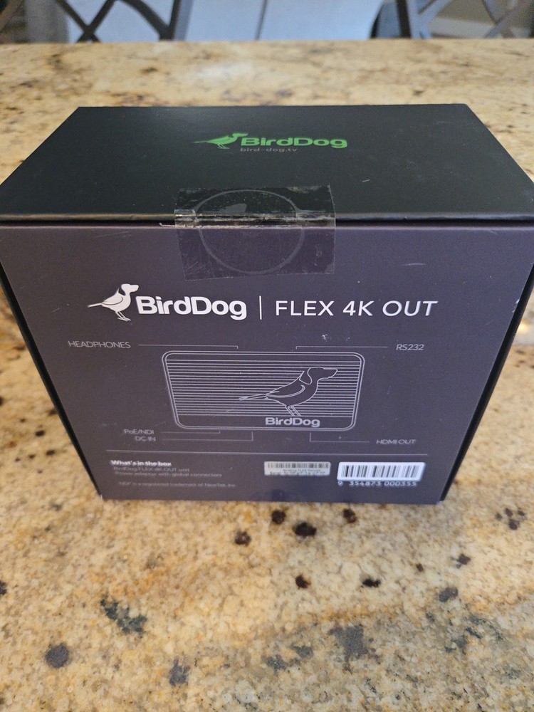 BirdDog Flex 4K Out NDI Decoder HDMI Output PTZ Tally Audio Intercom ($300 each)