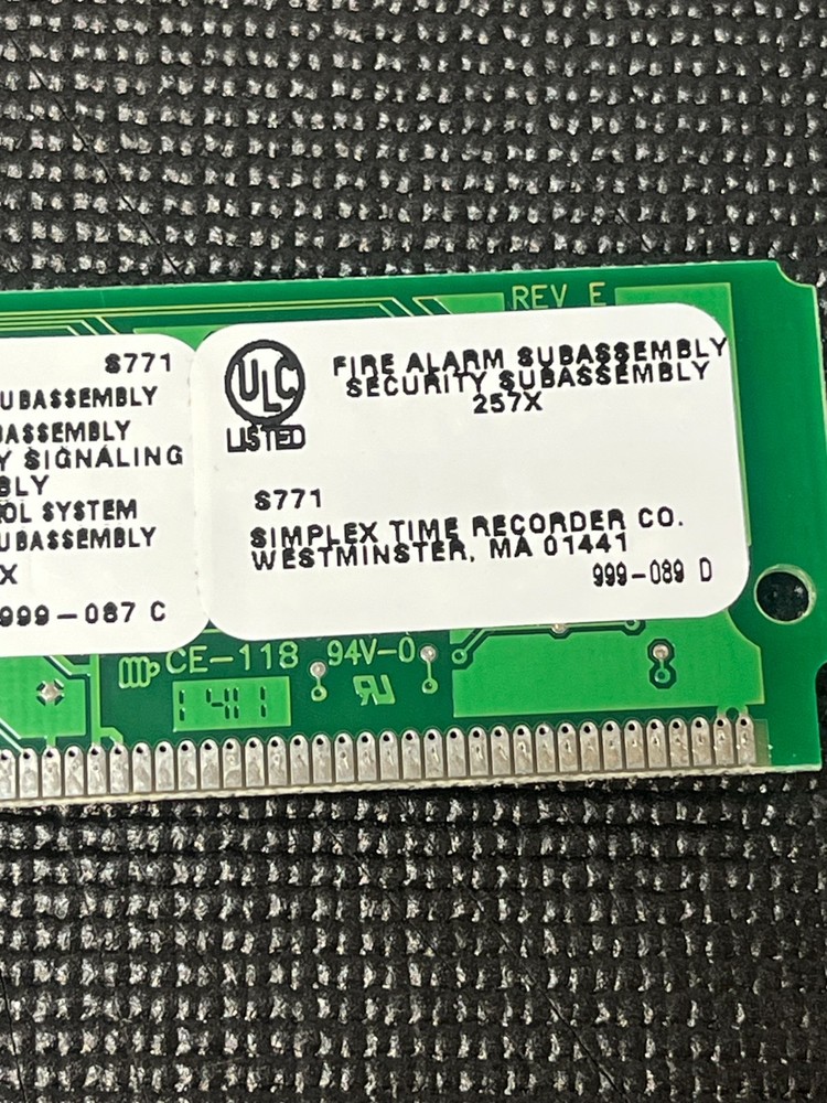 Simplex 4100 637-996 Audio Decoder 566-223 Module