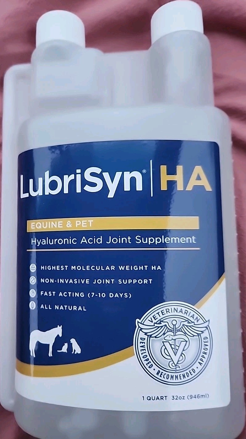 SEALED Equine & Pet LubriSyn HA Hyaluronic Acid Joint Supplement 32oz / 1 Quart
