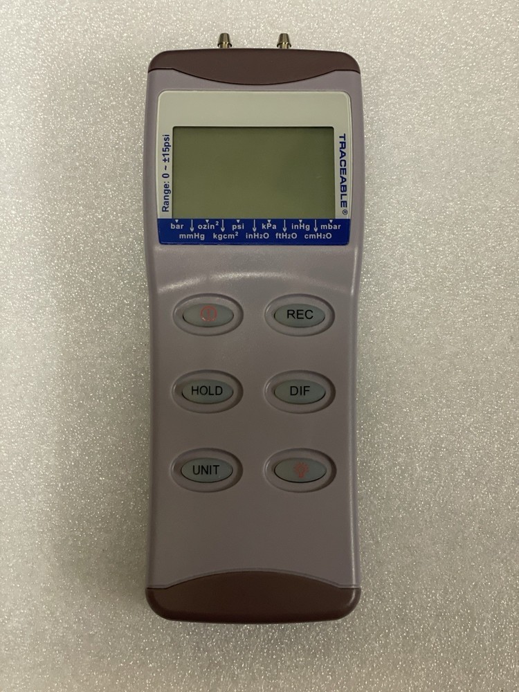 Traceable Digital Manometer Range:0 - ±15 psi