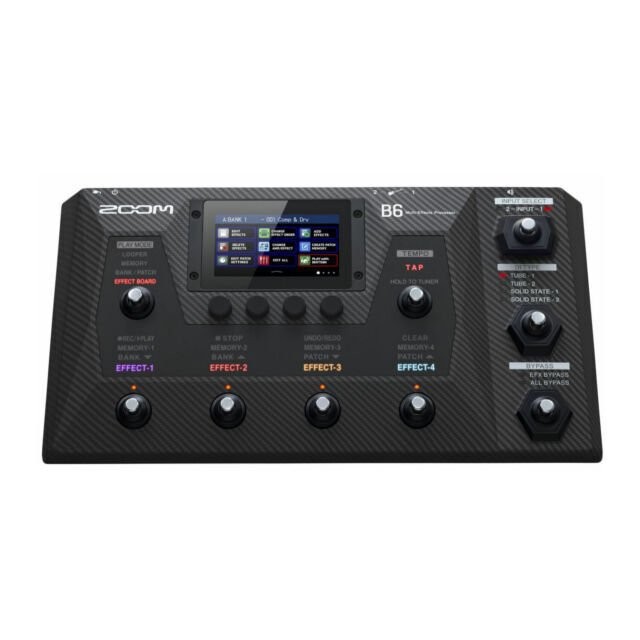 Zoom B6 Bass Multi-Effects Processor For Electric Bass