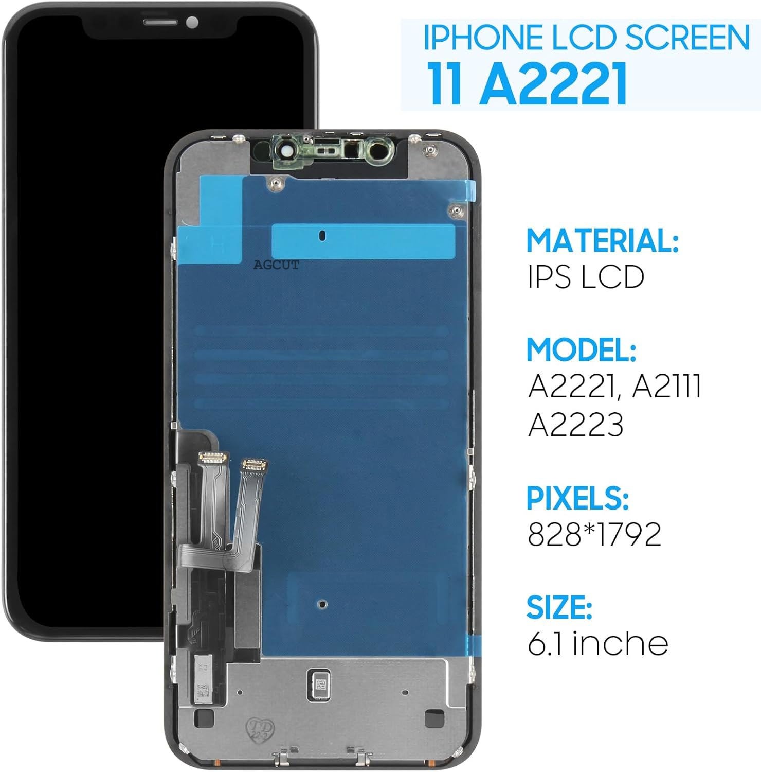 For iPhone 11 Screen Replacement LCD Touch Display Digitizer Assembly With Tools