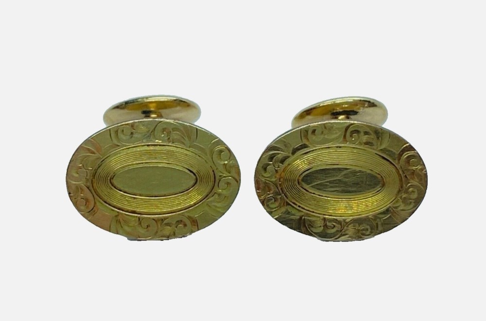 Antique GLP Co Gold Plated Cufflinks