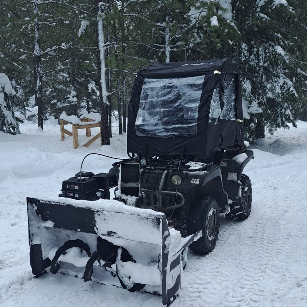 KEMIMOTO ATV Cab Enclosure Cabin Cover Outdoor Protection Cover for Most ATV