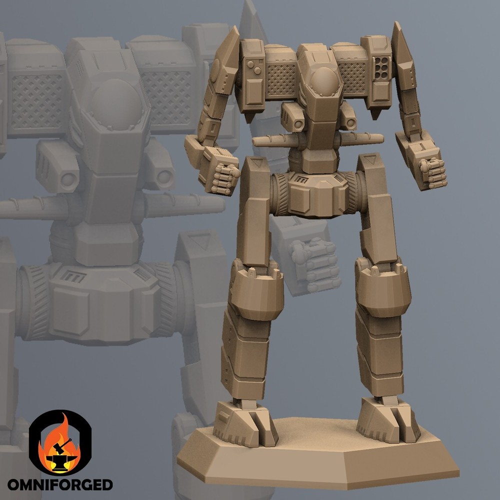 STEALL Mech Miniature Compatible with Battletech