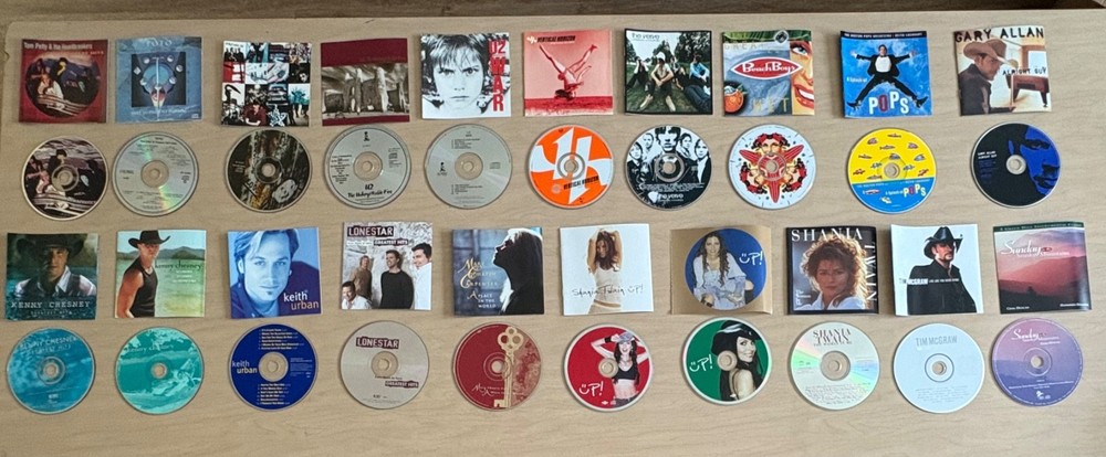 120 CDs & Liner Notes in Discgear Selector Storage Case & Binder