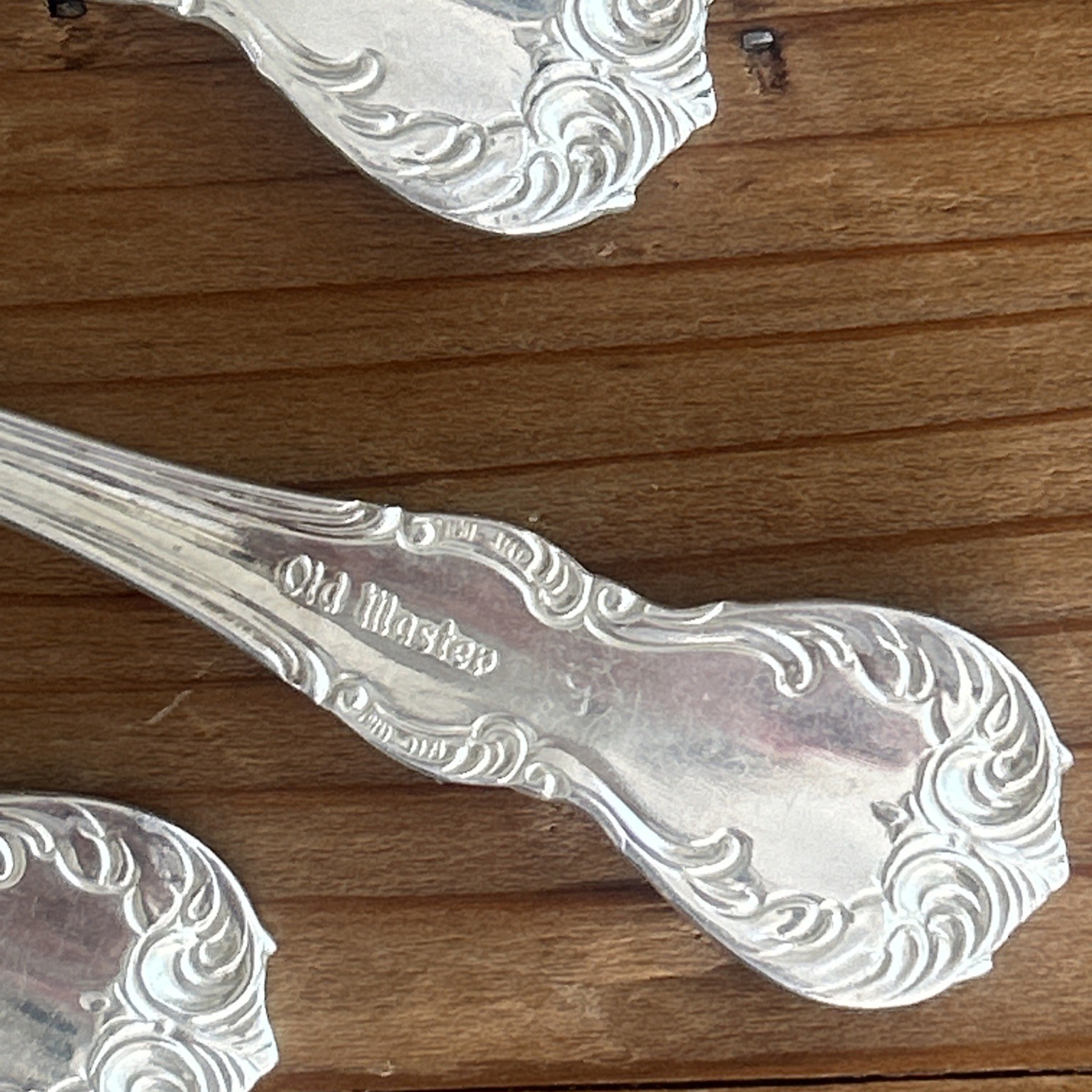 (6) Old Master by Towle 925 Sterling Silver Teaspoon 6" abt 168g