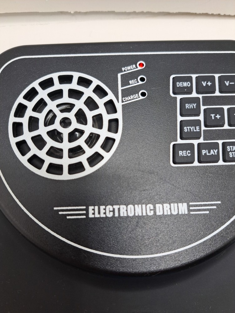 Electronic Drum Set 9 Drum Practice Pad with Headphone Jack Rollup Pad