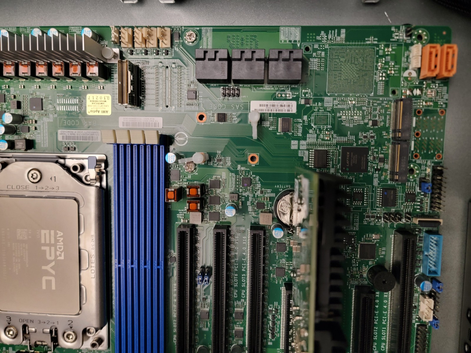 Combo: Supermicro H12SSL-i ATX + AMD EPYC 7V13 ES 64-core + XXV710 2x25G SFP28