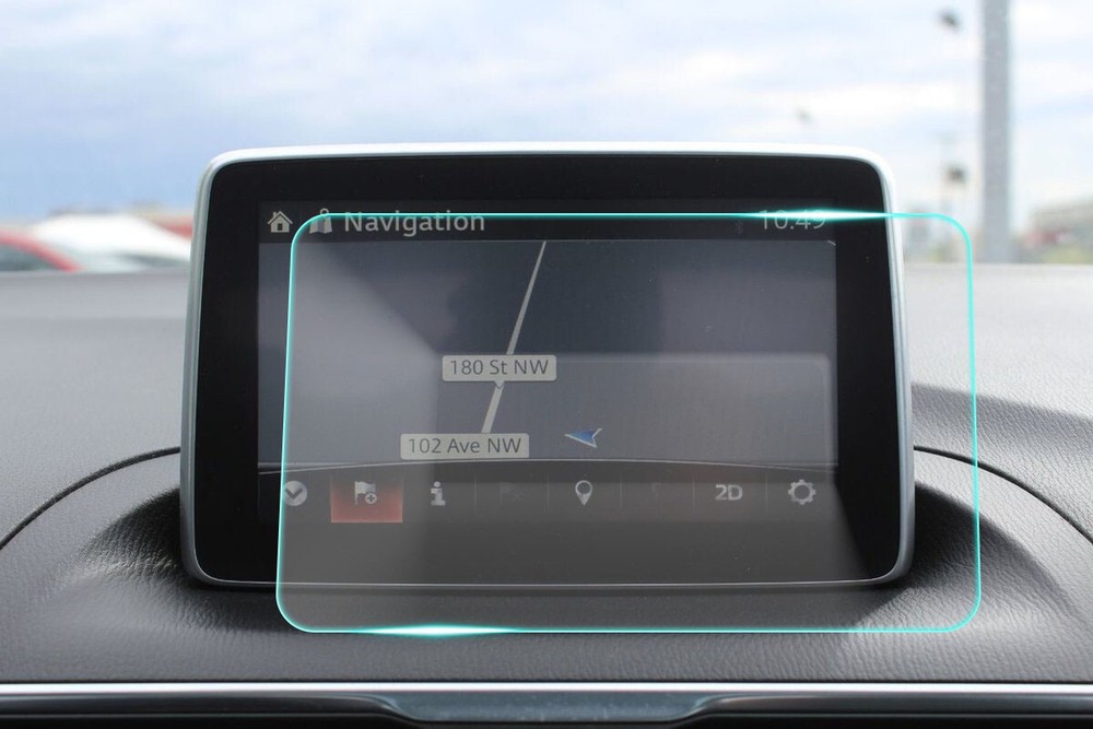 Crystal Clear Screen Protector for 2014 Mazda3 Vehicle Navigation