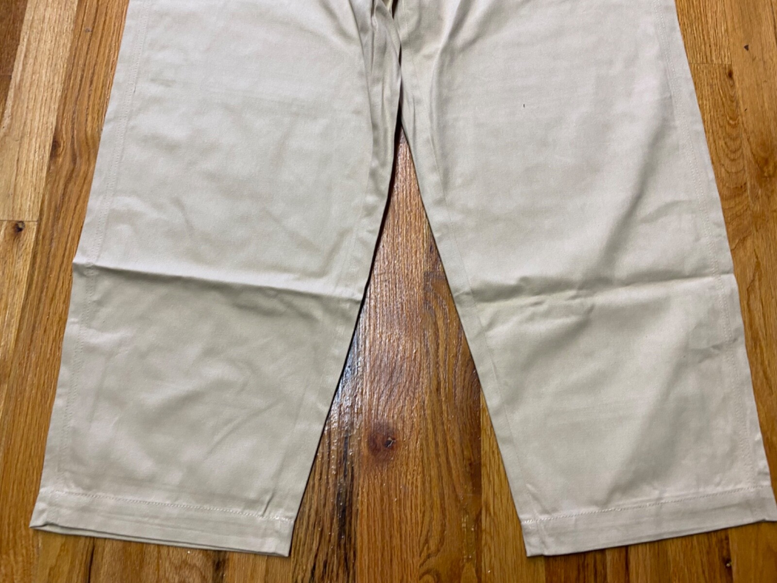 WWII US NAVY OFFICER NCO COMBAT "KHAKIS" SUMMER FIELD TROUSERS-SMALL 32 WAIST