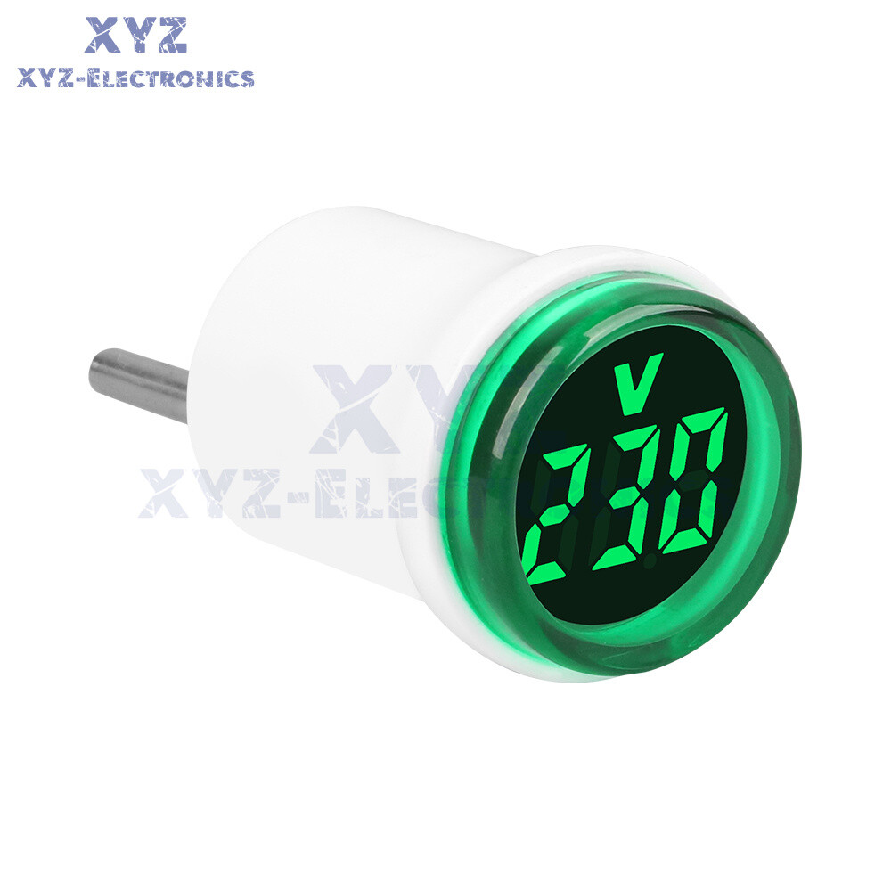 230V Digital AC Voltmeter Indicator Voltage Meter Measure 50-500V Socket Tester