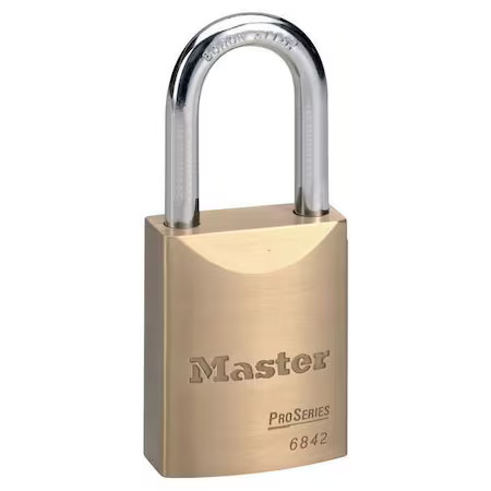 Master Lock 6842D045ka Padlock, Keyed Alike, Standard Shackle, Rectangular