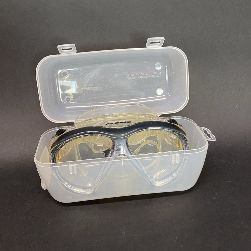 Atomic Aquatics SubFrame Scuba Diving Mask with Case Medium Clear E2