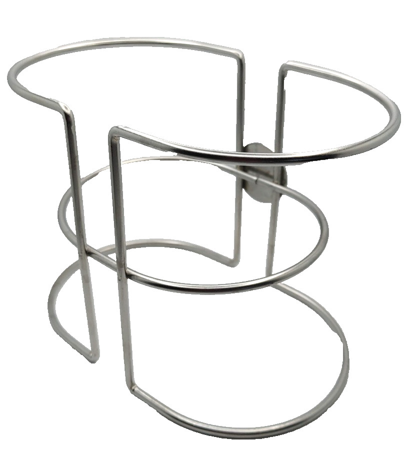 HoneyBaked Ham Rack Oval Wire Silver Logo Emblem