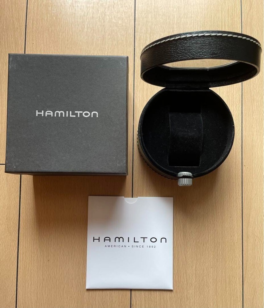 Hamilton watch case box empty box used