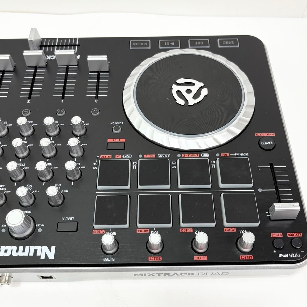 Numark Mixtrack Quad DJ Controller USB MIDI Performance Pads Boxed Tested