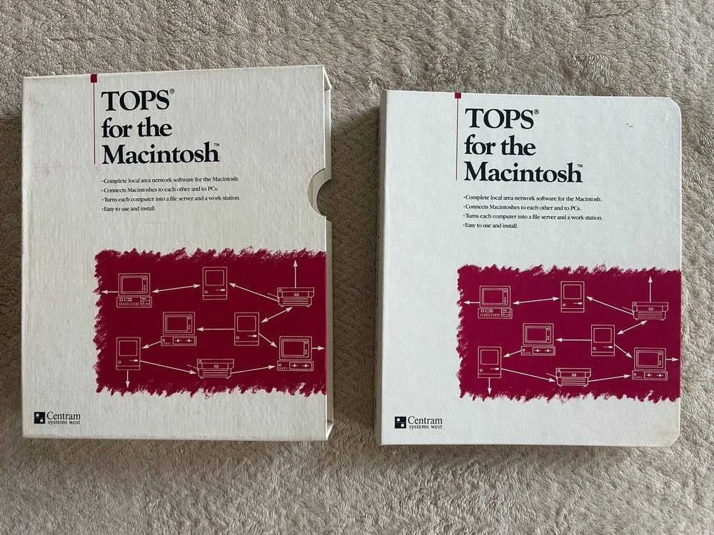 TOPS for the Macintosh. Apple software Complete Local Area Network