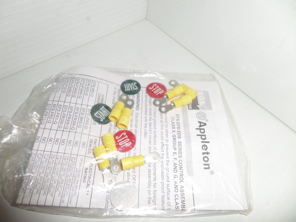 ⭐NEW IN BOX⭐ APPLETON EFDB110DU2 EXPLOSION PROOF START/STOP PUSH BUTTON 1"
