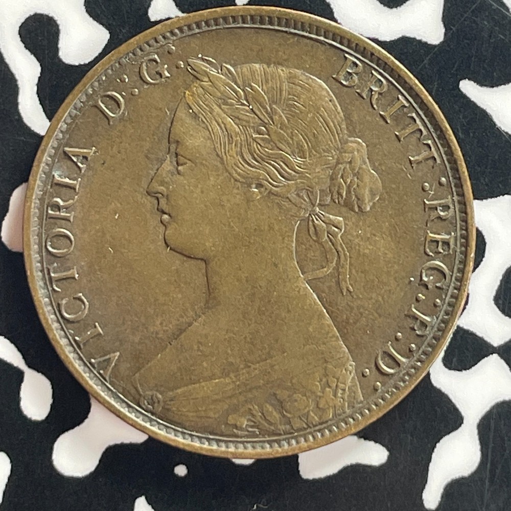 1861 Nova Scotia Large Cent Lot#T7967 Nice!