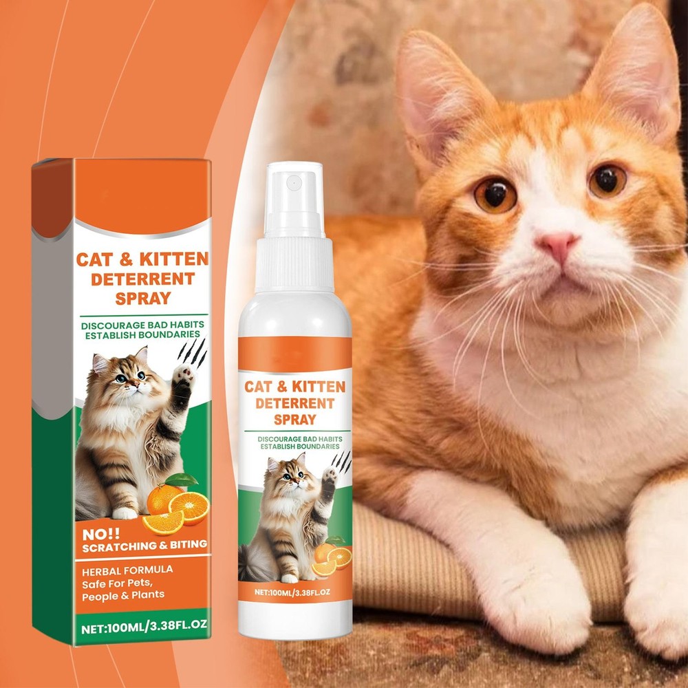 Cat Scratch Spray Keep Off Cat Spray 100ml Spray To Keep Cats From Efficient