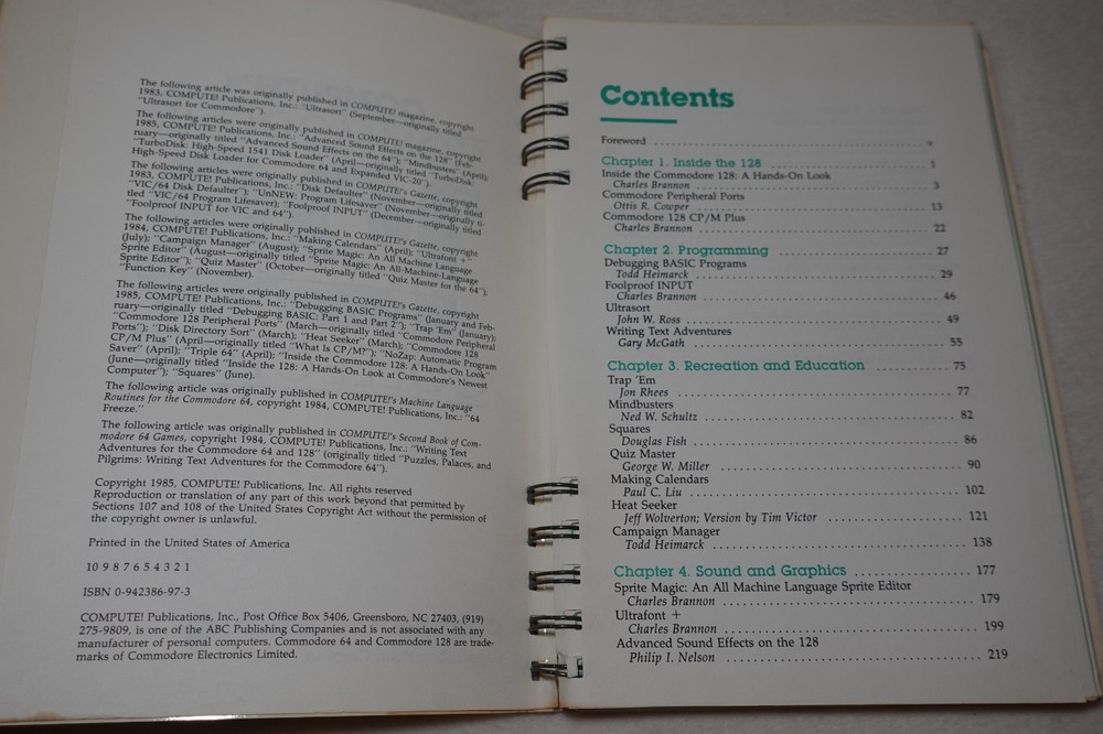 Commodore 64/128 Collection Compute! 1985 Vintage Original Publication