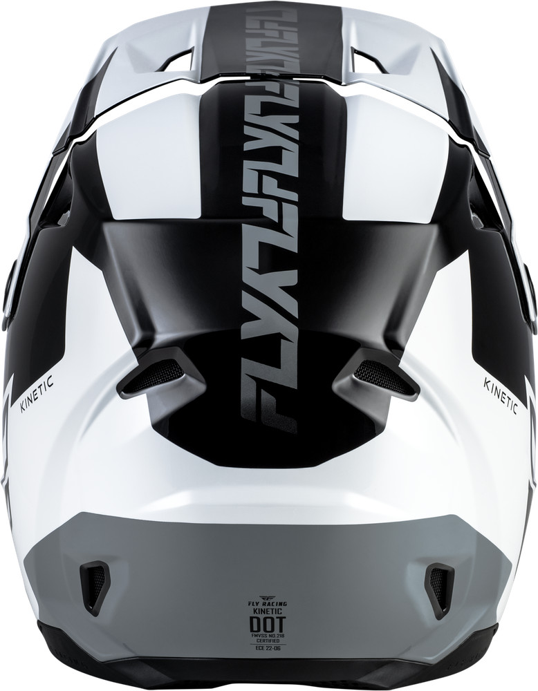 Kinetic Crest Helmet Black/White/Grey Md