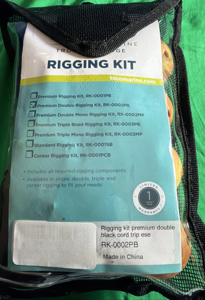 TACO PREMIUM DOUBLE RIGGING KIT     RK-0002PB