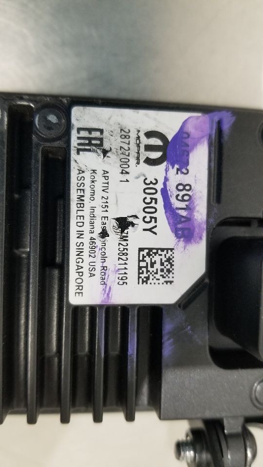 22 DODGE RAM TRX 1500 FRONT FACING CAMERA WINDSHIELD MOUNTED 4672891AB