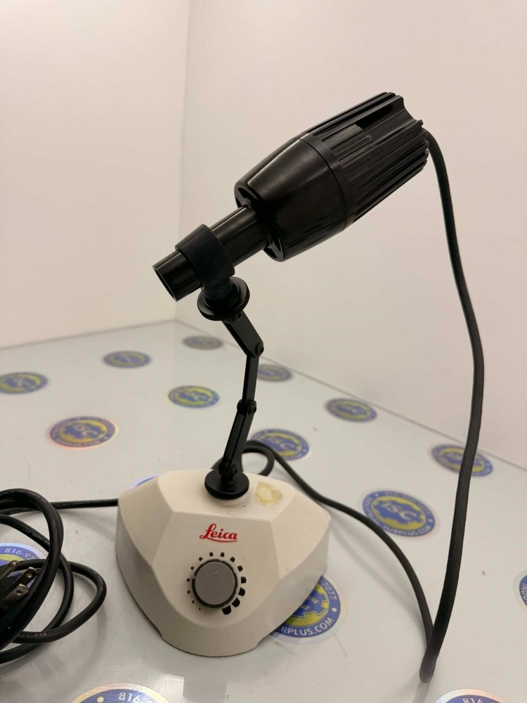 Leica Microscope Illuminator Gooseneck Task Light Adjustable Lab Light w/ Dimmer