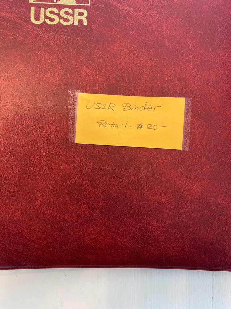 Philswiss 4 Ring Stamp Binder & Sleeve & USSR Binder Bundle