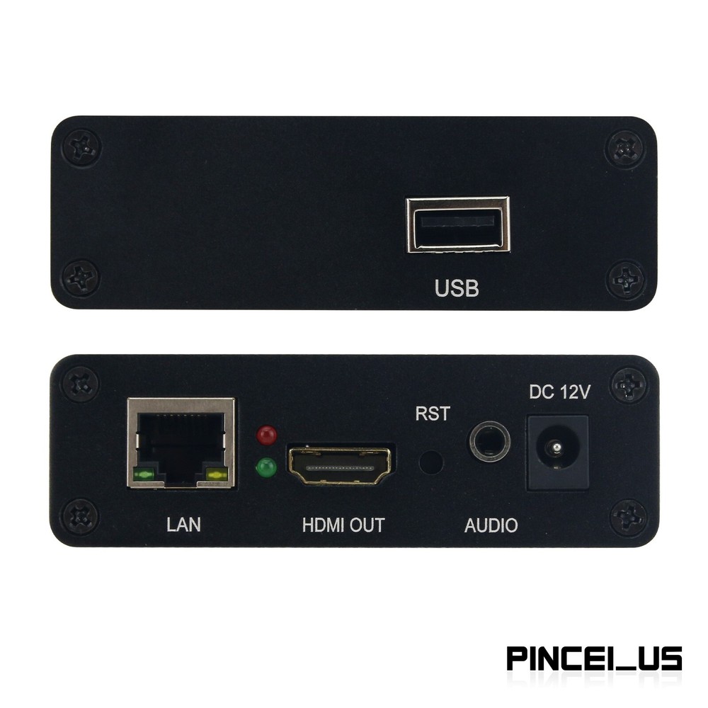 Unisheen JM1000 Video Decoder H.265 Decoder for RTMP Live Streaming 4K Video