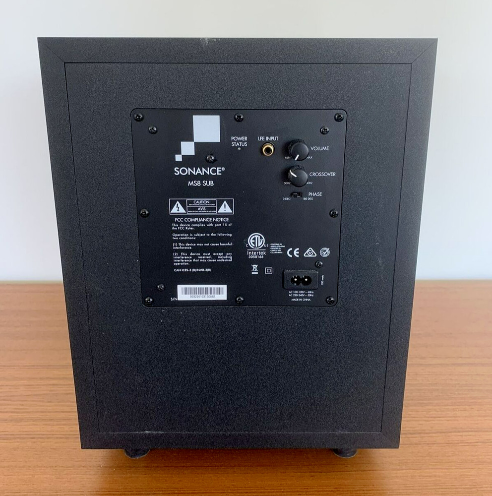 Sonance MS8 SUB 8" Powered Subwoofer MS8SUB (Used, No Box) b