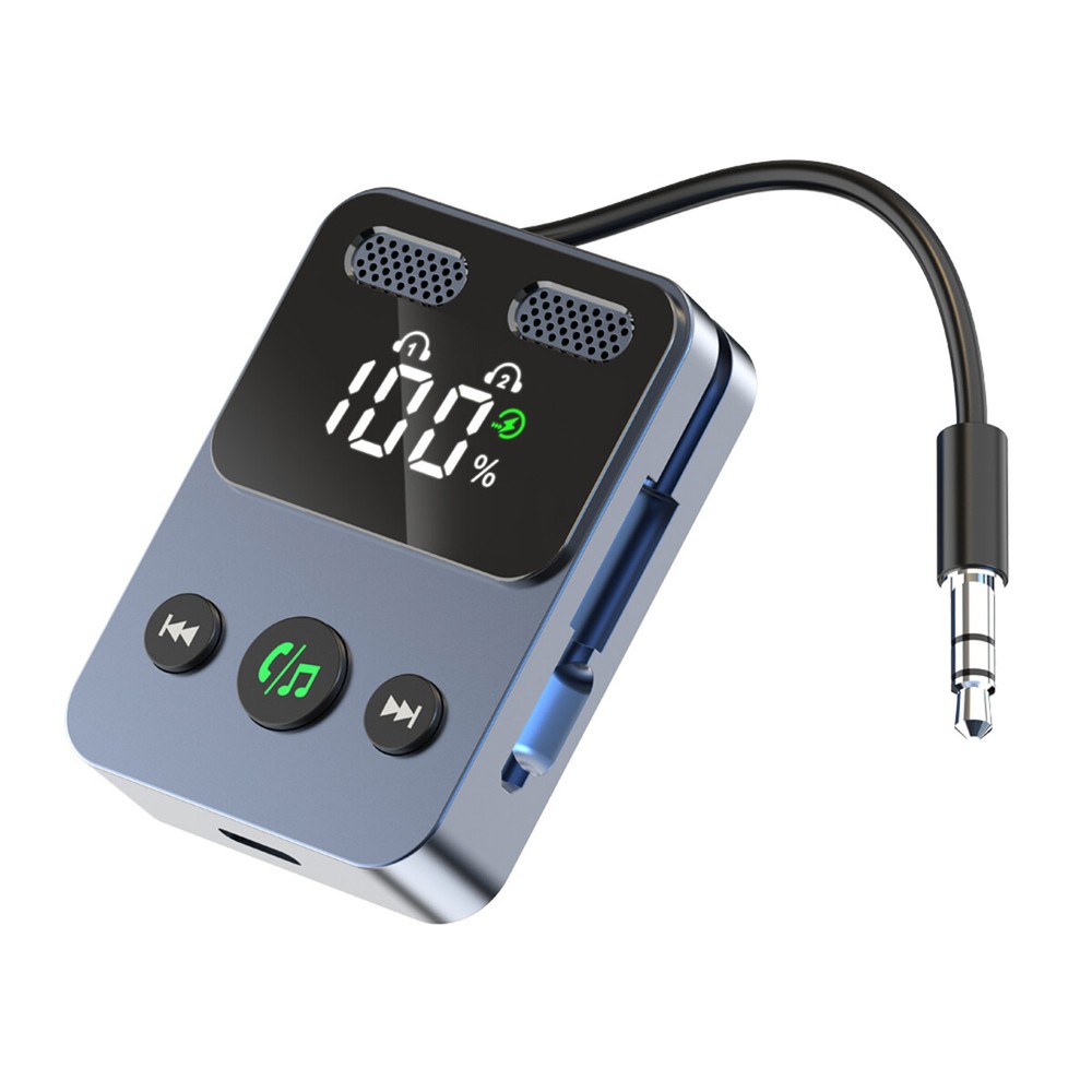 🔥Bluetooth Transmitter Call Music Receiver AUX Adapter for Car Headphone iPod