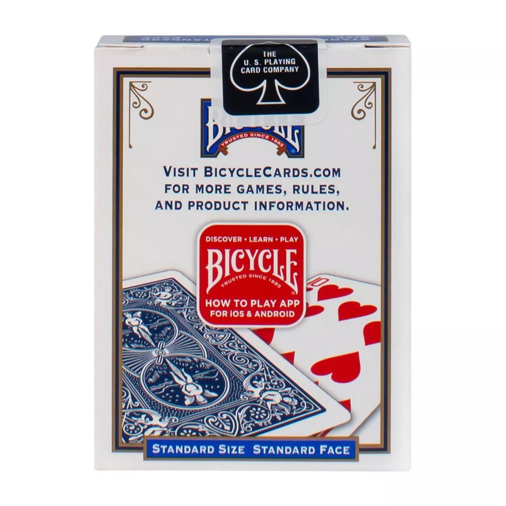 Bicycle® Standard Index Playing Cards, Single Deck (Blue), *NEW*