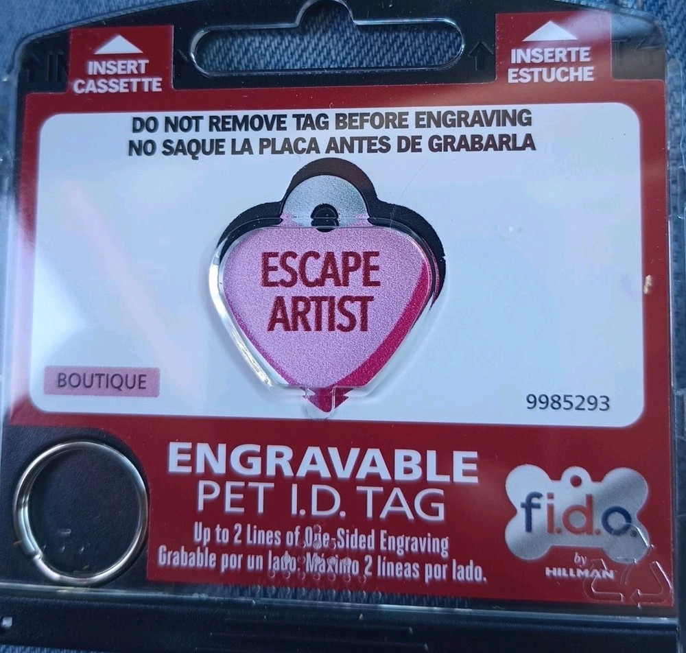 Fido Engravable Pet ID Tag