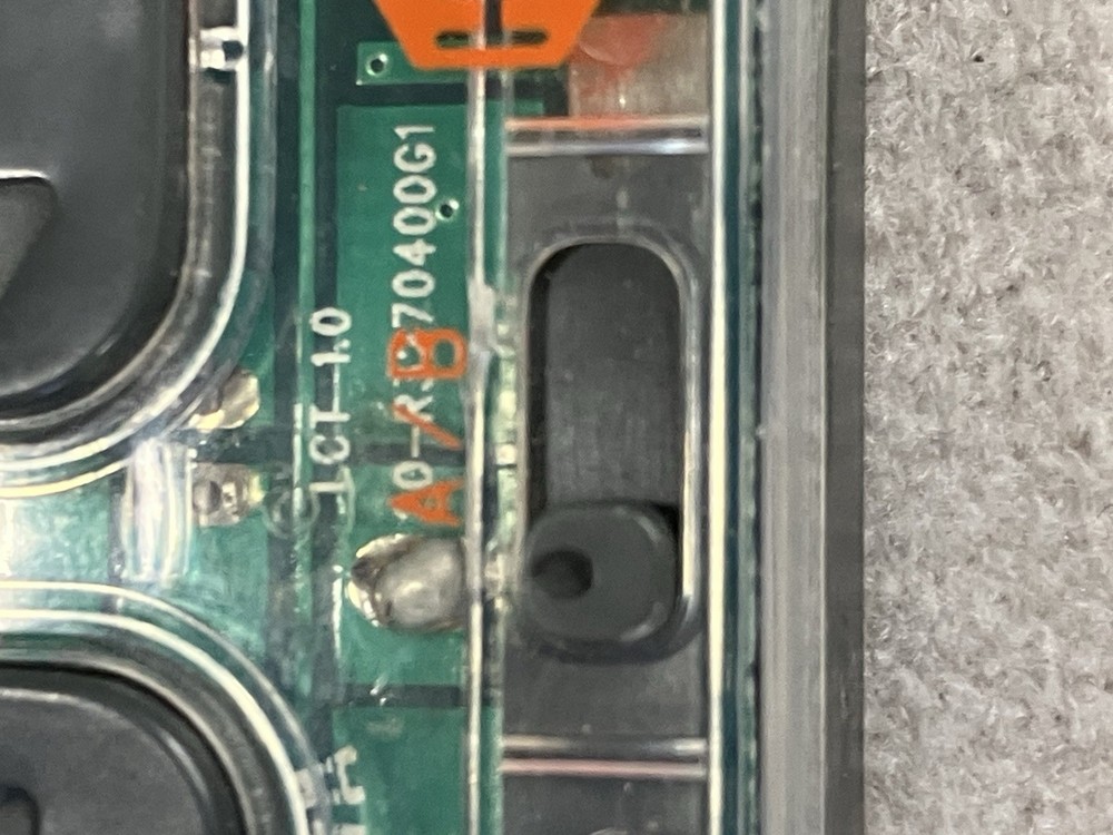 Replacement Remote controller for a HEXBUG BattleBots toy Untested.