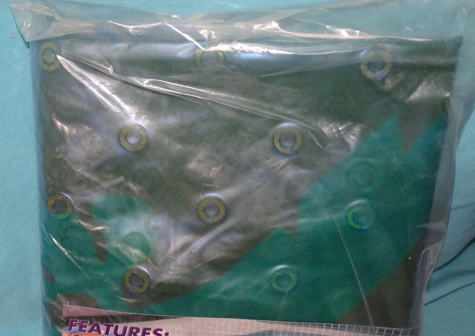 NEW IN PACKAGE Solar Sun Rings with Palm Tree Design – 1 Round Solar Pool Cover