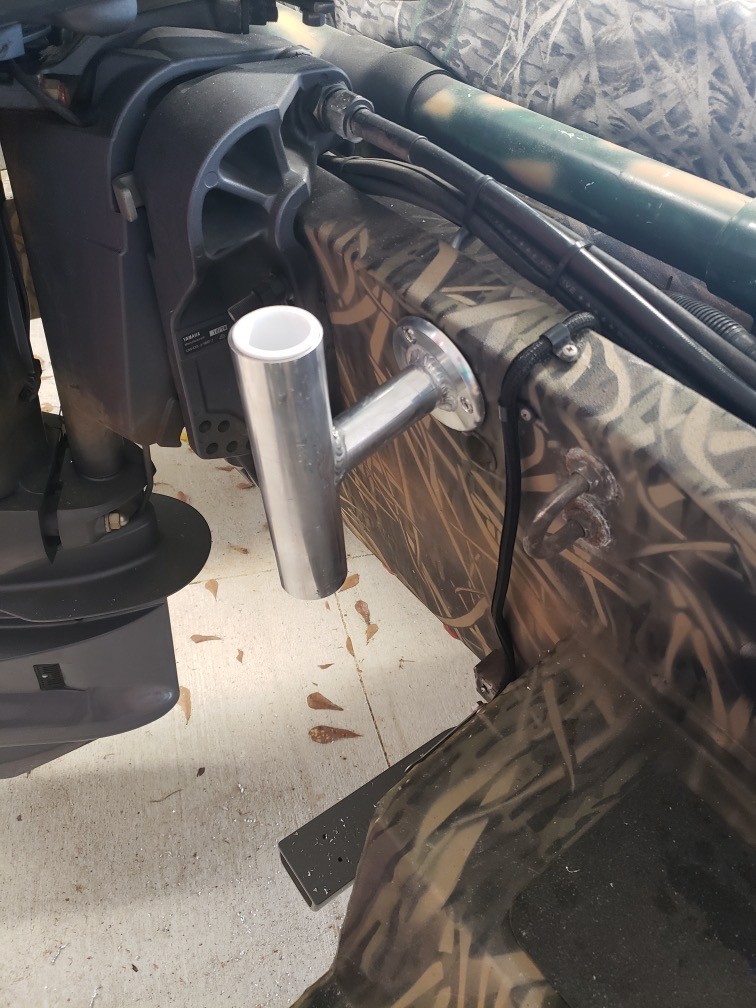 Aluminum Shallow Water Anchor Mount Bracket 1" 1.25" Straight Angled Curved