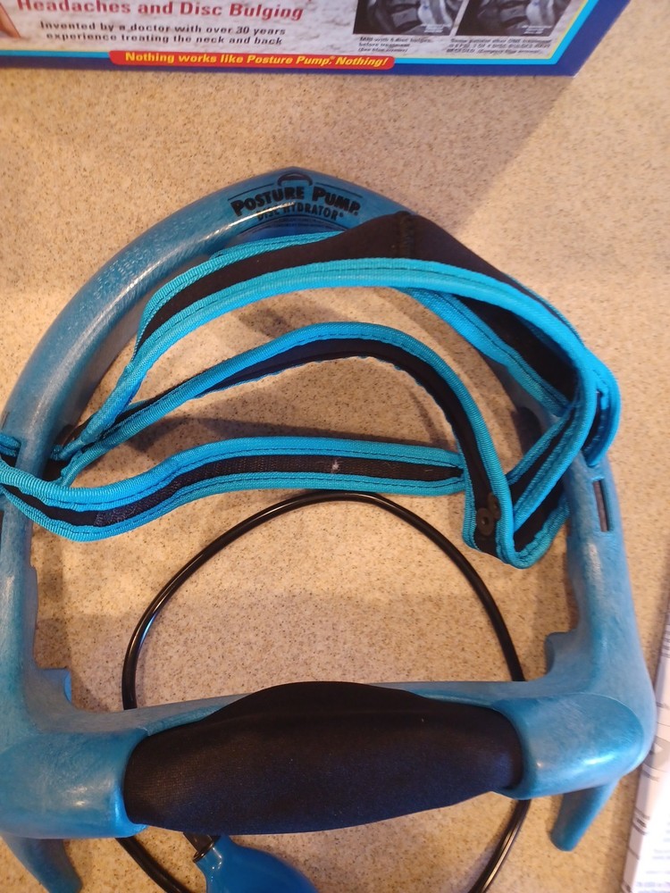 Posture Pump Neck Exerciser Professional Model Original Box USA MADE