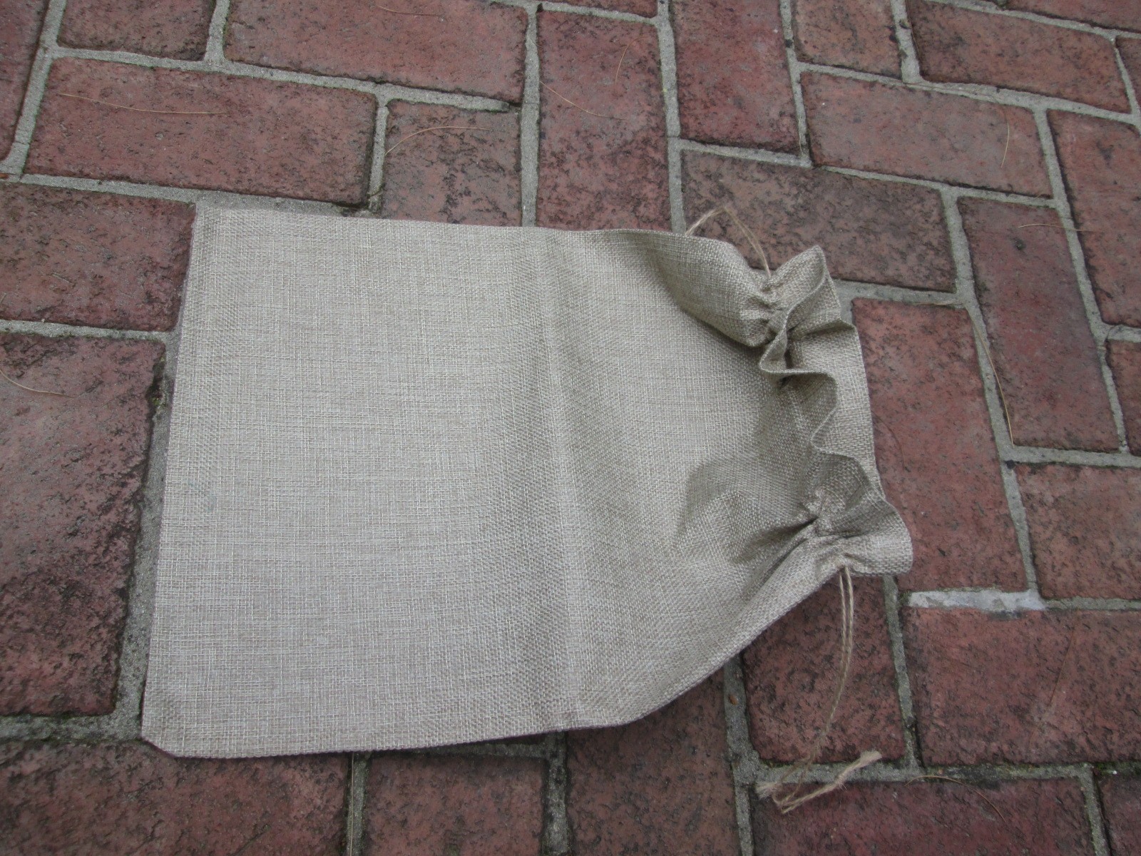 REENACTOR 18th C COLONIAL BURLAP STORAGE BAG EQUIPPAGE 12"X16" TOOL BAG 1 FREE