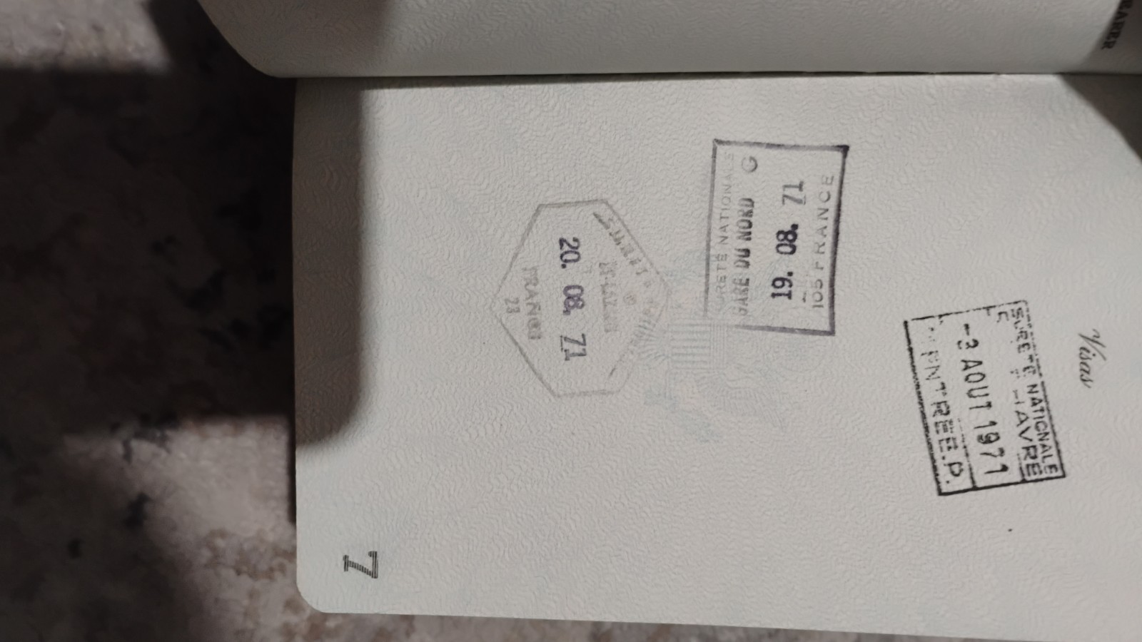 VINTAGE PASSPORT USA 1971 1977LOT OF 3