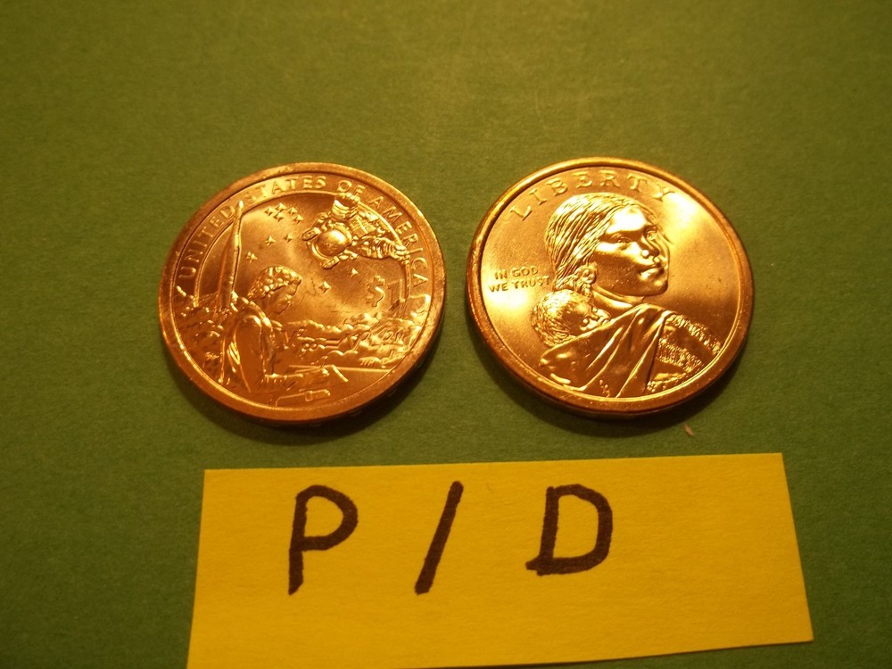 Native American Dollar Set  2019  P, D Unc.
