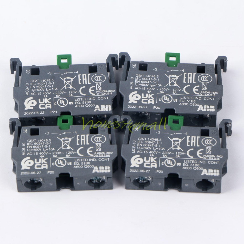 A New ABB Control Joystick Switch MJS6-40B with 4 MCB-10 Contacts Reset Type-