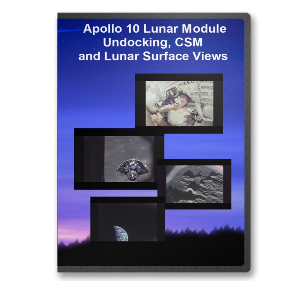 Apollo 10 Lunar Module Undocking, CSM and Lunar Surface Views DVD - C741