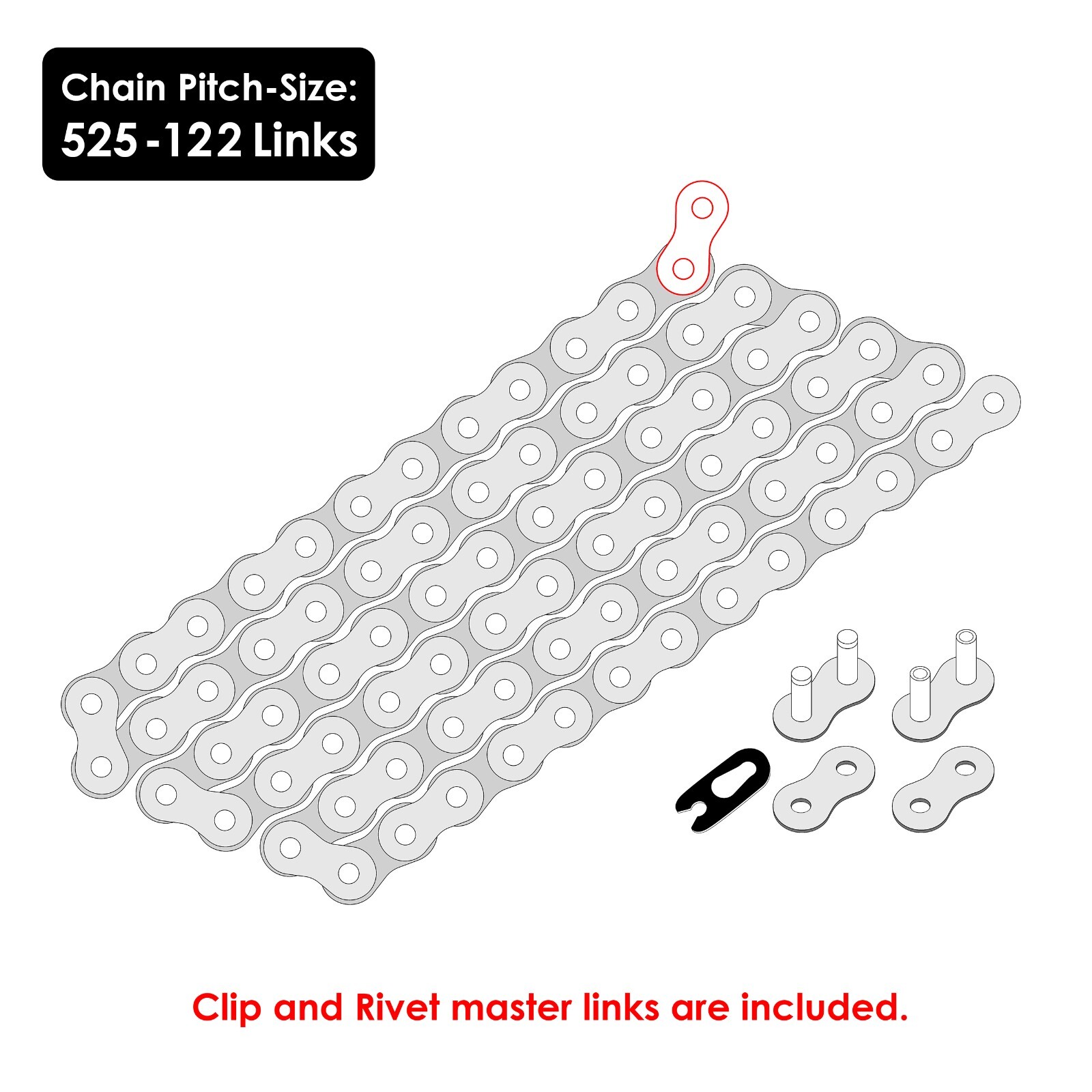 Drive Chain & Sprockets Kit for Honda VT750Dc Shadow 750 Spirit 2005 2006 2007