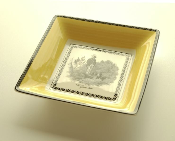VILLEROY & BOCH Audun Chasse Deep Square Plate 22cm/ 1P Tableware